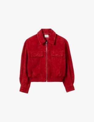 Collared Patch-Pocket Suede Jacket by CLAUDIE PIERLOT