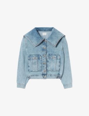 Contrast Stitch Denim Jacket by CLAUDIE PIERLOT