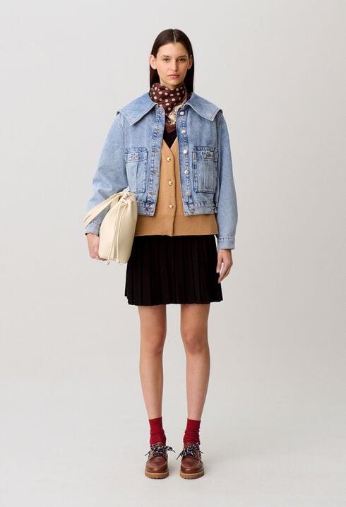 Contrast stitch denim jacket by CLAUDIE PIERLOT