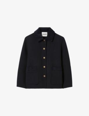 Cropped Side-Pocket Wool-Blend Coat by CLAUDIE PIERLOT