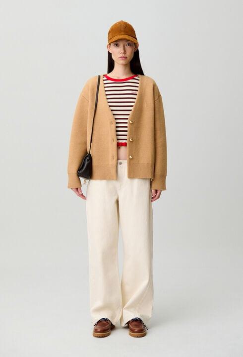 Ecru denim jeans by CLAUDIE PIERLOT