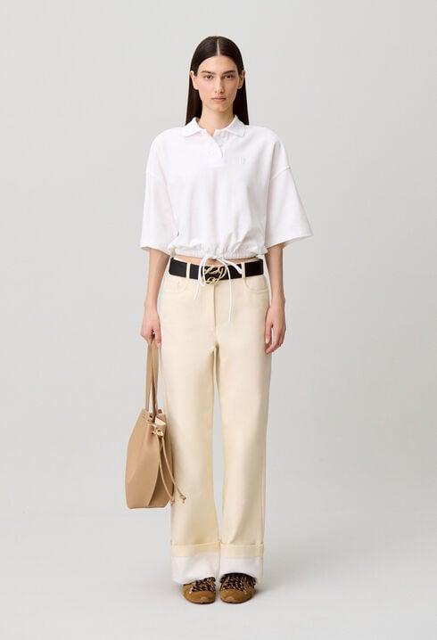 Elegant straight cotton trousers by CLAUDIE PIERLOT