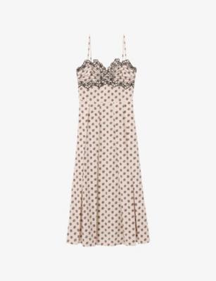 Embroidered Floral-Print Cotton Midi Dress by CLAUDIE PIERLOT