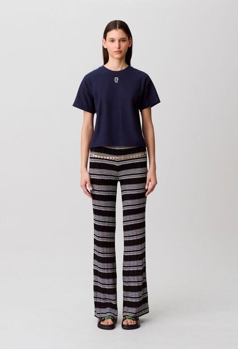 Embroidered cotton T-shirt by CLAUDIE PIERLOT