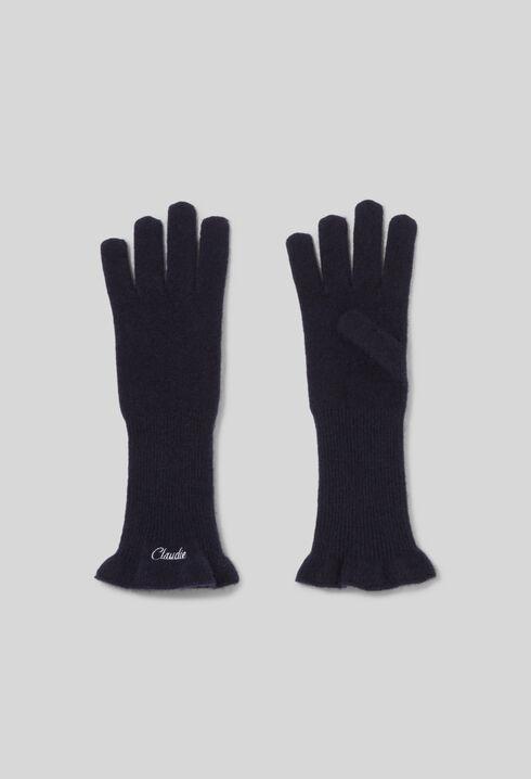 Embroidered knit gloves by CLAUDIE PIERLOT