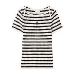 Fine-knit breton stripe top by CLAUDIE PIERLOT