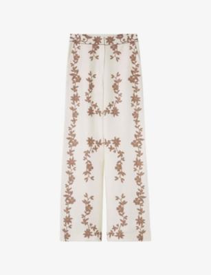 Floral-Print Wide-Leg Woven Trousers by CLAUDIE PIERLOT