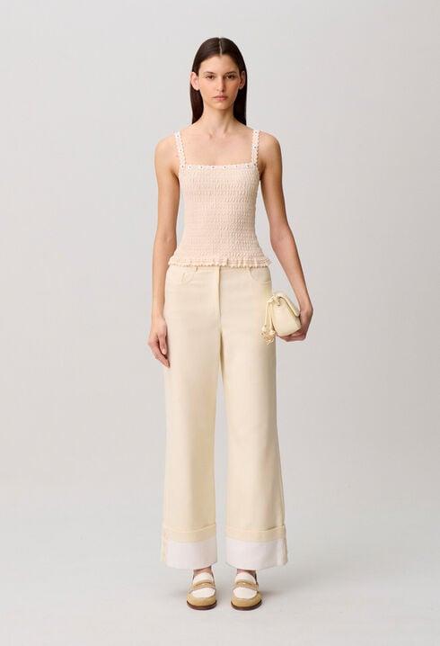 Floral embroidered top by CLAUDIE PIERLOT