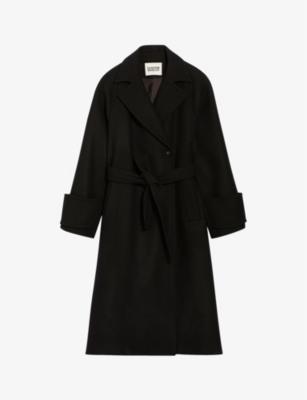 Gama loose-fit belted-waist wool-blend coat by CLAUDIE PIERLOT