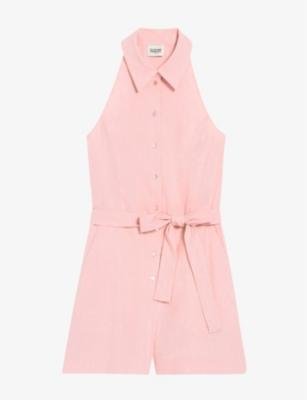 Jackie bow-embellished woven jumpsuit by CLAUDIE PIERLOT