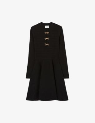 Knot Long-Sleeve Stretch-Knit Mini Dress by CLAUDIE PIERLOT