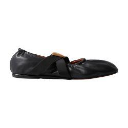 Leather ballet flats with heart by CLAUDIE PIERLOT