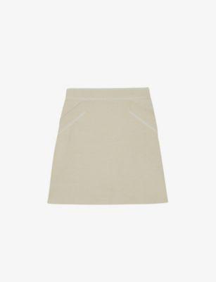 Macbis straight-cut organic cotton-blend mini skirt by CLAUDIE PIERLOT