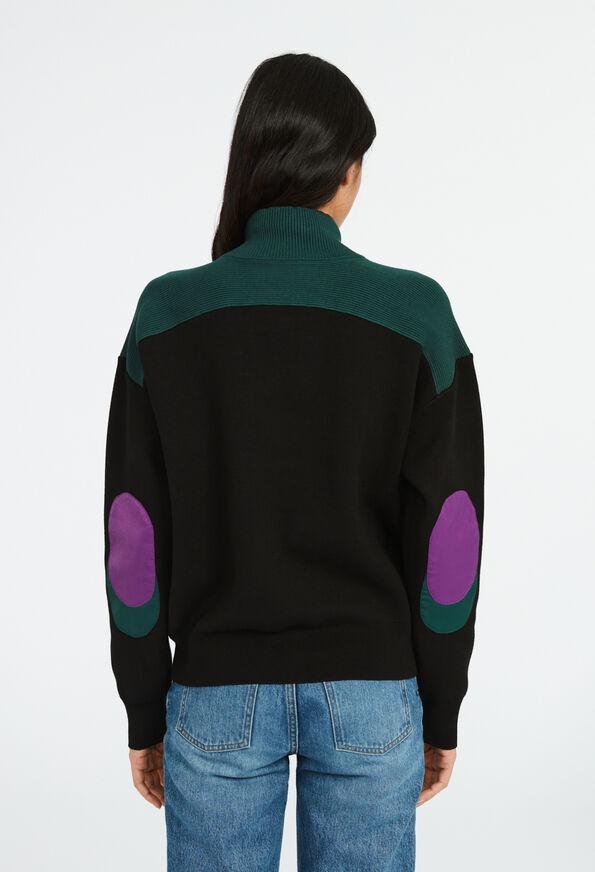 Minimum - Buttoned high neck Minimum sweatshirt by CLAUDIE PIERLOT