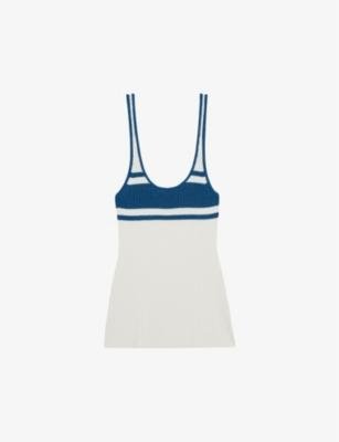 Muchi striped knitted tank top by CLAUDIE PIERLOT