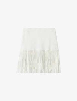Pleated Fine-Knit Mini Skirt by CLAUDIE PIERLOT