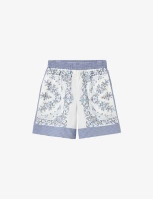 Printed Elasticated-Waist Cotton Shorts by CLAUDIE PIERLOT