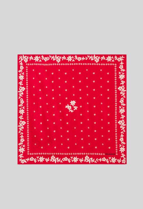 Red square scarf by CLAUDIE PIERLOT