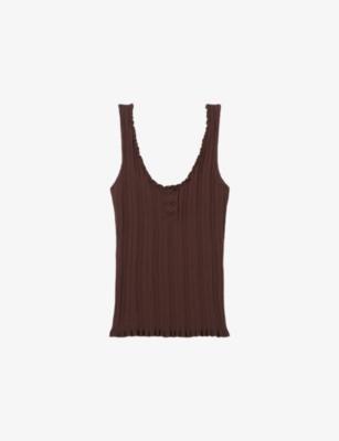 Scoop-Neck Pointelle Knitted Tank Top by CLAUDIE PIERLOT