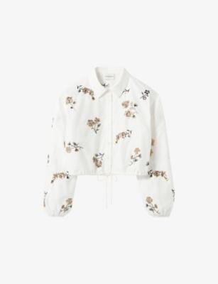 Sequin Floral-Print Cotton Shirt by CLAUDIE PIERLOT
