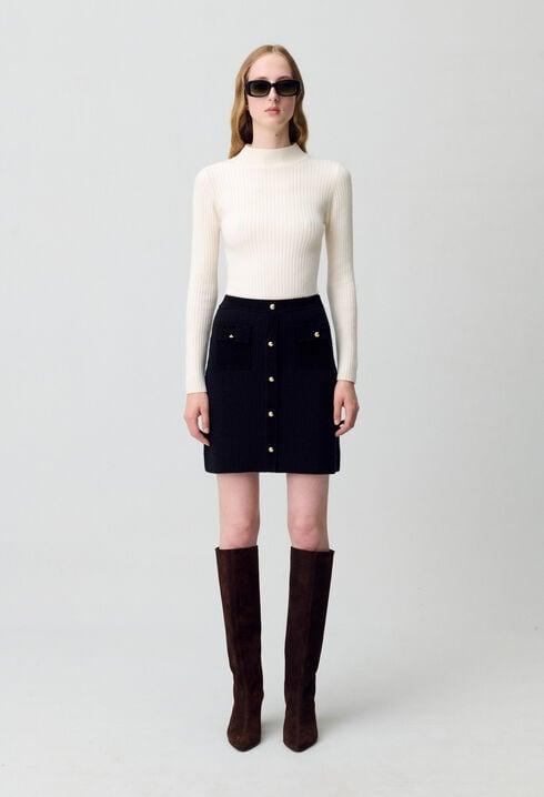 Short knitted skirt by CLAUDIE PIERLOT