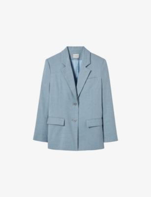 Single-Breasted Tailored Linen-Blend Blazer by CLAUDIE PIERLOT