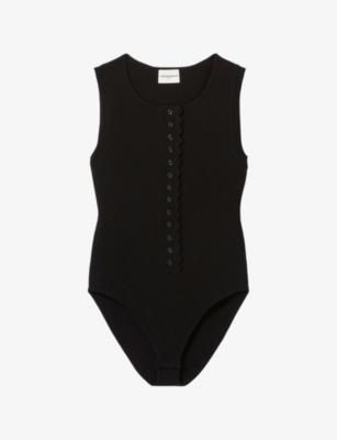 Sleeveless Button-Down Knitted Bodysuit by CLAUDIE PIERLOT
