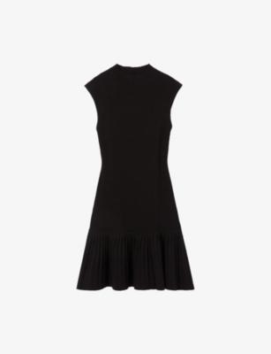 Sleeveless Pleated-Trim Knitted Mini Dress by CLAUDIE PIERLOT