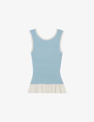 Sleeveless Round-Neck Knitted Top by CLAUDIE PIERLOT