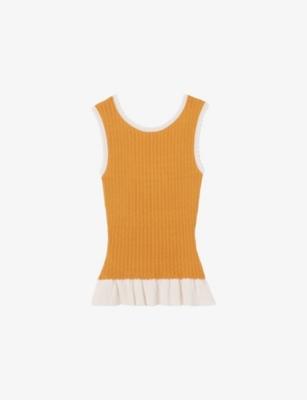 Sleeveless Round-Neck Knitted Top by CLAUDIE PIERLOT