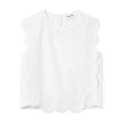 Sleeveless embroidered blouse by CLAUDIE PIERLOT
