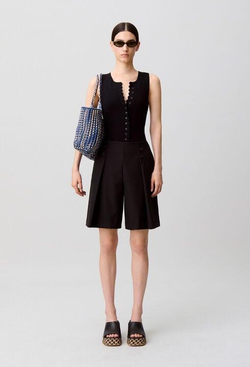 Sleeveless knitted bodysuit by CLAUDIE PIERLOT