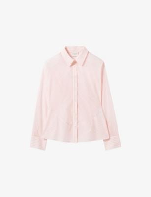 Striped Batwing-Sleeved Cotton-Blend Shirt by CLAUDIE PIERLOT
