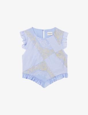 Striped Ruffled Cotton Top by CLAUDIE PIERLOT