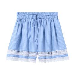 Striped lace shorts by CLAUDIE PIERLOT