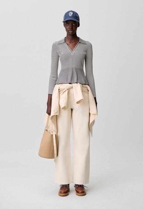 Striped long-sleeved top by CLAUDIE PIERLOT
