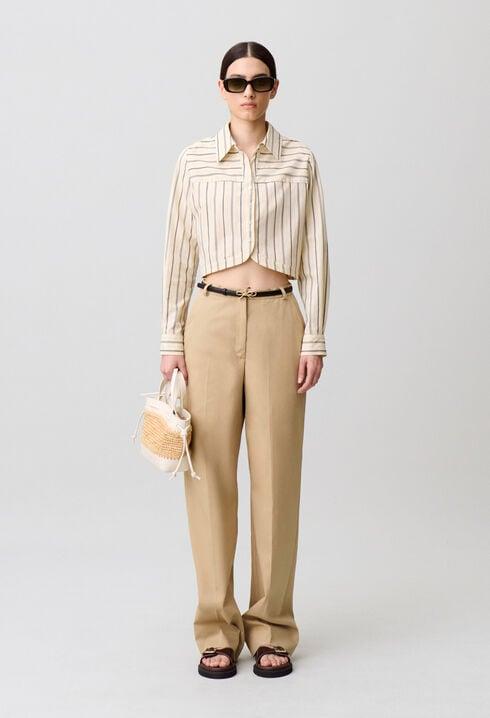 Striped poplin shirt by CLAUDIE PIERLOT