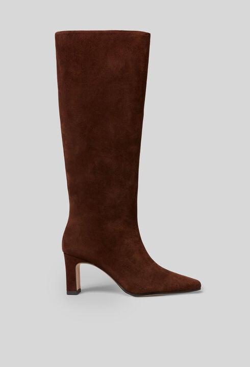 Suede heeled boots by CLAUDIE PIERLOT