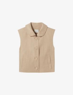 Tailored Button-Down Linen-Blend Jacket by CLAUDIE PIERLOT