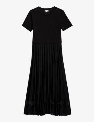 Telie pleated cotton midi dress by CLAUDIE PIERLOT