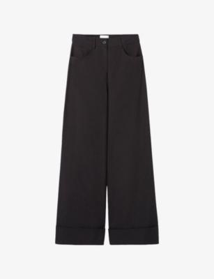 Wide-Leg High-Rise Cotton Trousers by CLAUDIE PIERLOT