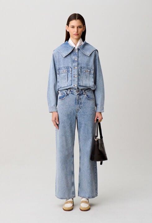 Wide-leg denim jeans by CLAUDIE PIERLOT