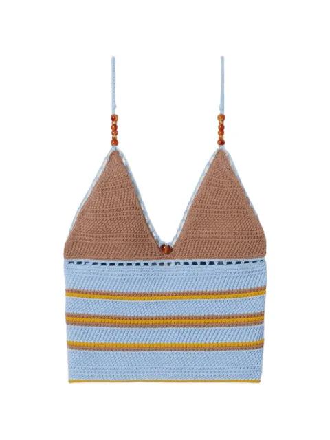 beaded striped top by CLAUDIE PIERLOT