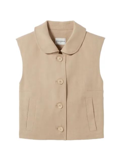 button collar gilet by CLAUDIE PIERLOT