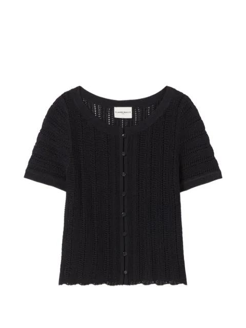 buttoned knit cardigan by CLAUDIE PIERLOT