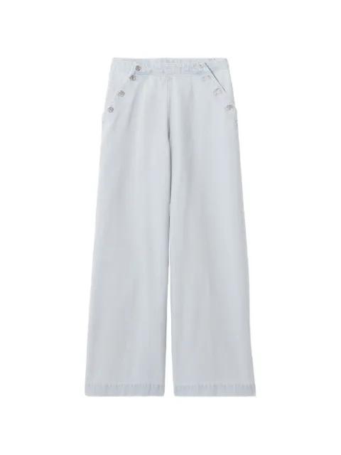 buttoned wide-leg jeans by CLAUDIE PIERLOT