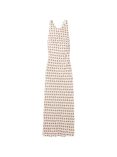 criss-cross floral-print dress by CLAUDIE PIERLOT