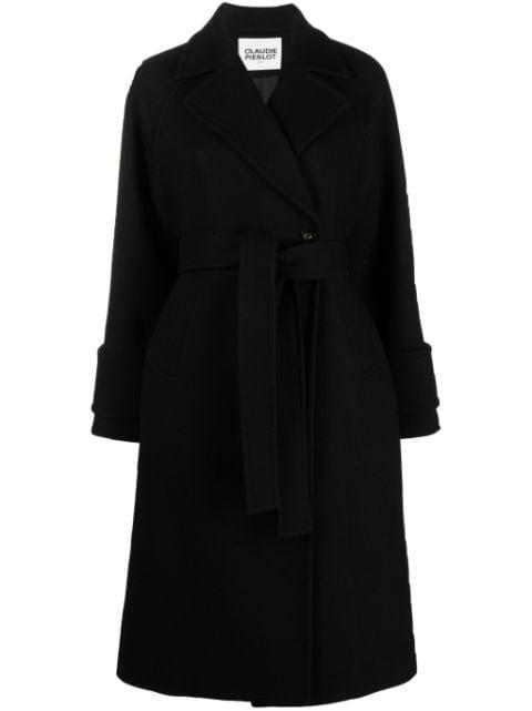 double-breasted midi coat by CLAUDIE PIERLOT