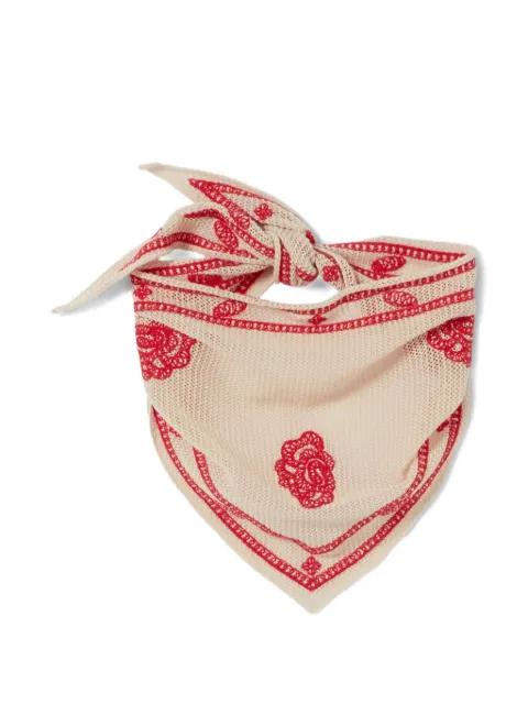 embroidered floral scarf by CLAUDIE PIERLOT