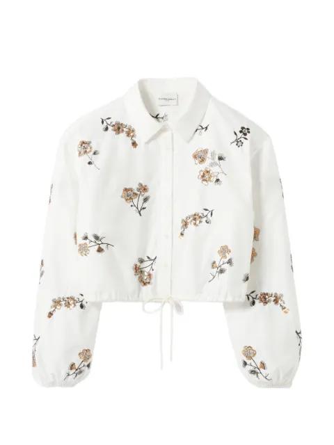 floral drawstring shirt by CLAUDIE PIERLOT